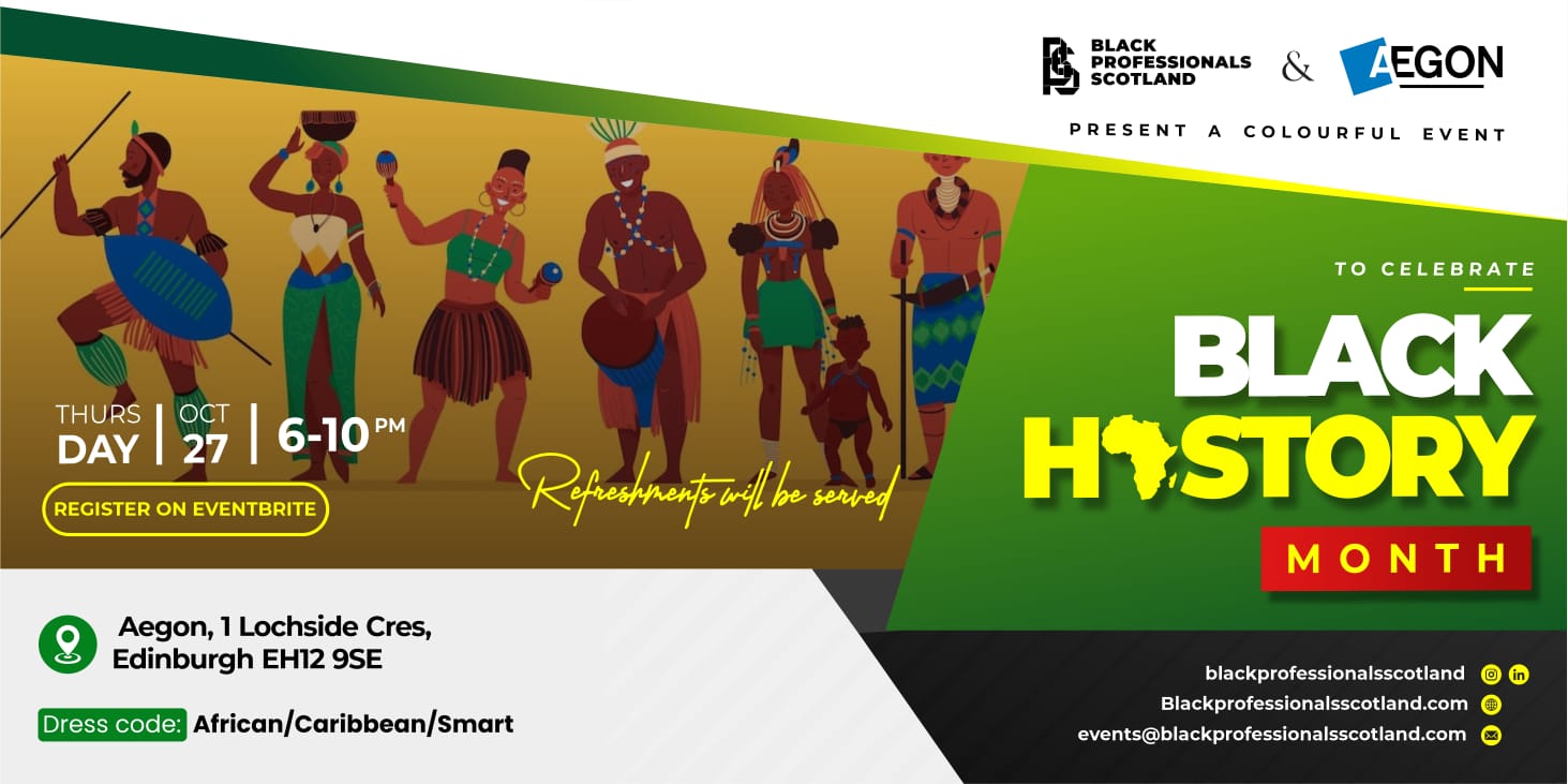 Black History Month with Aegon – Black Professionals Scotland